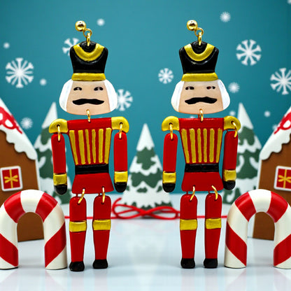 These Pretty Things Christmas Nutcracker Earriings