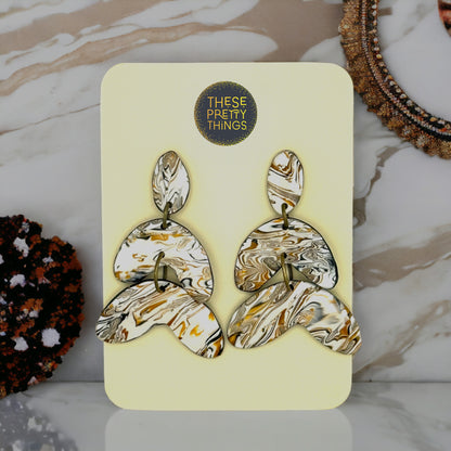 These Pretty Things Azura Collection 3 Tier Post Earrings