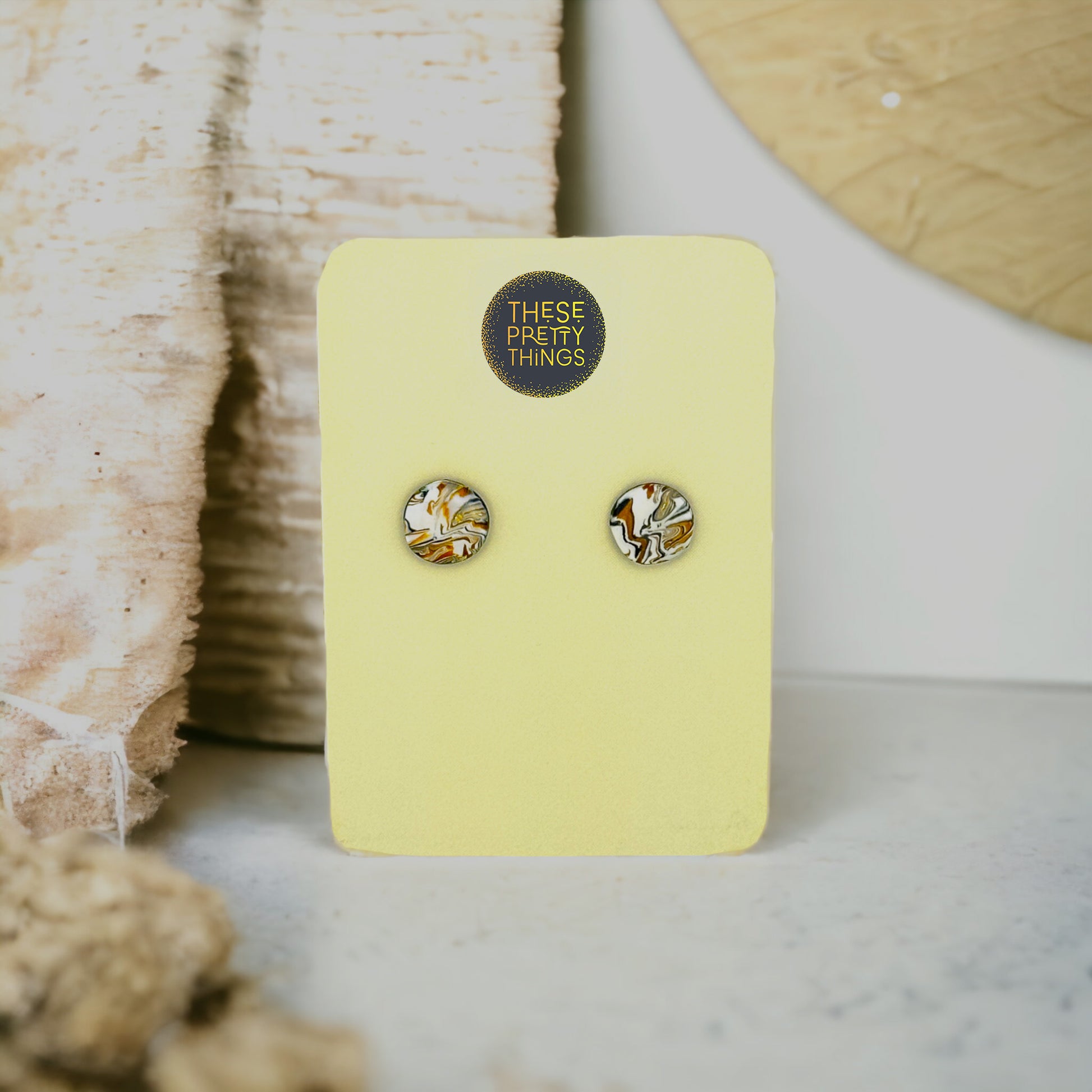 These Pretty Things Azura Collection Extra Small Circle Post Earrings