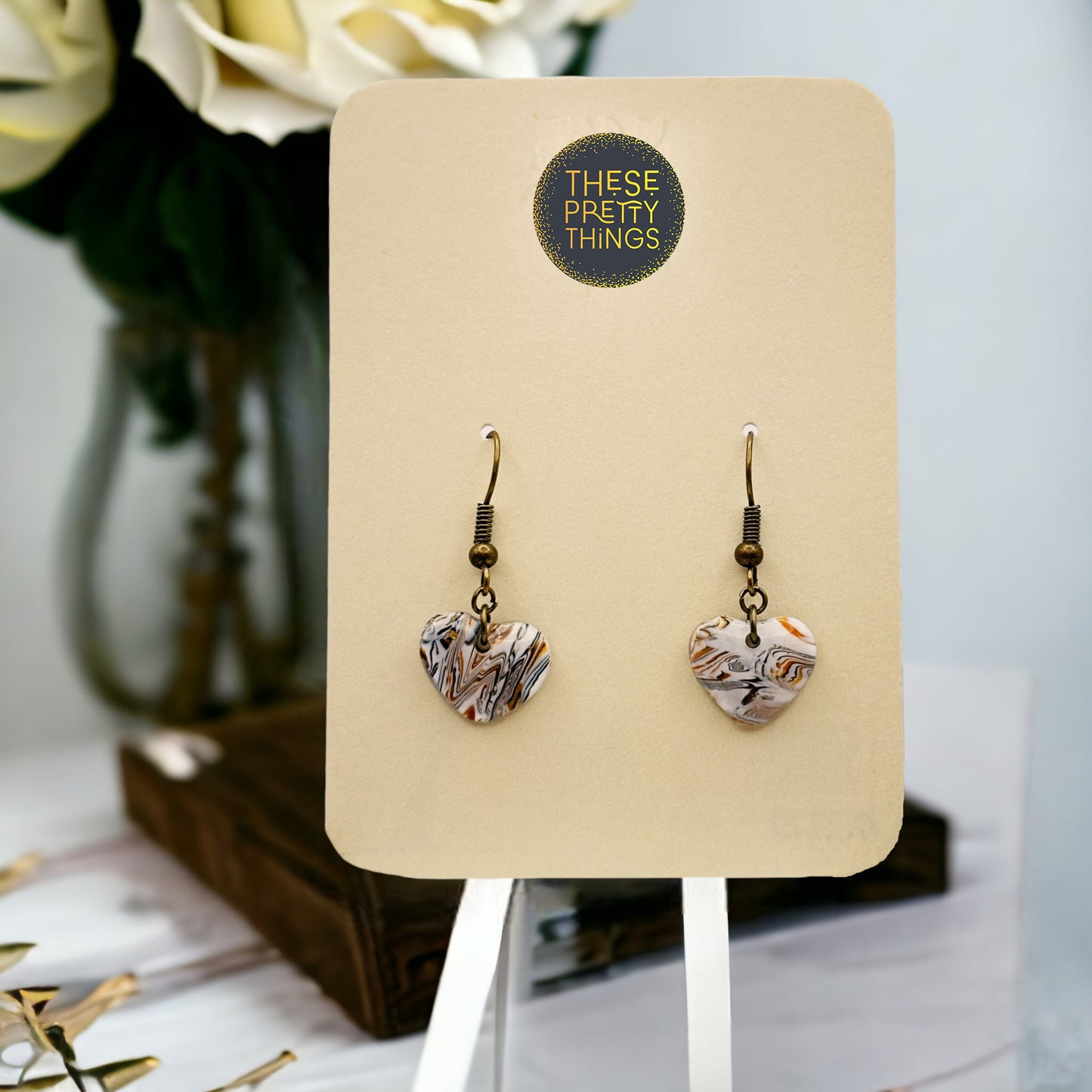 These Pretty Things Azura Collection Extra Small Heart Hook Earrings