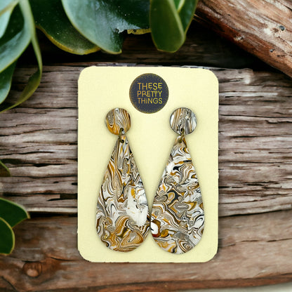 Azura Large Teardrop Earrings