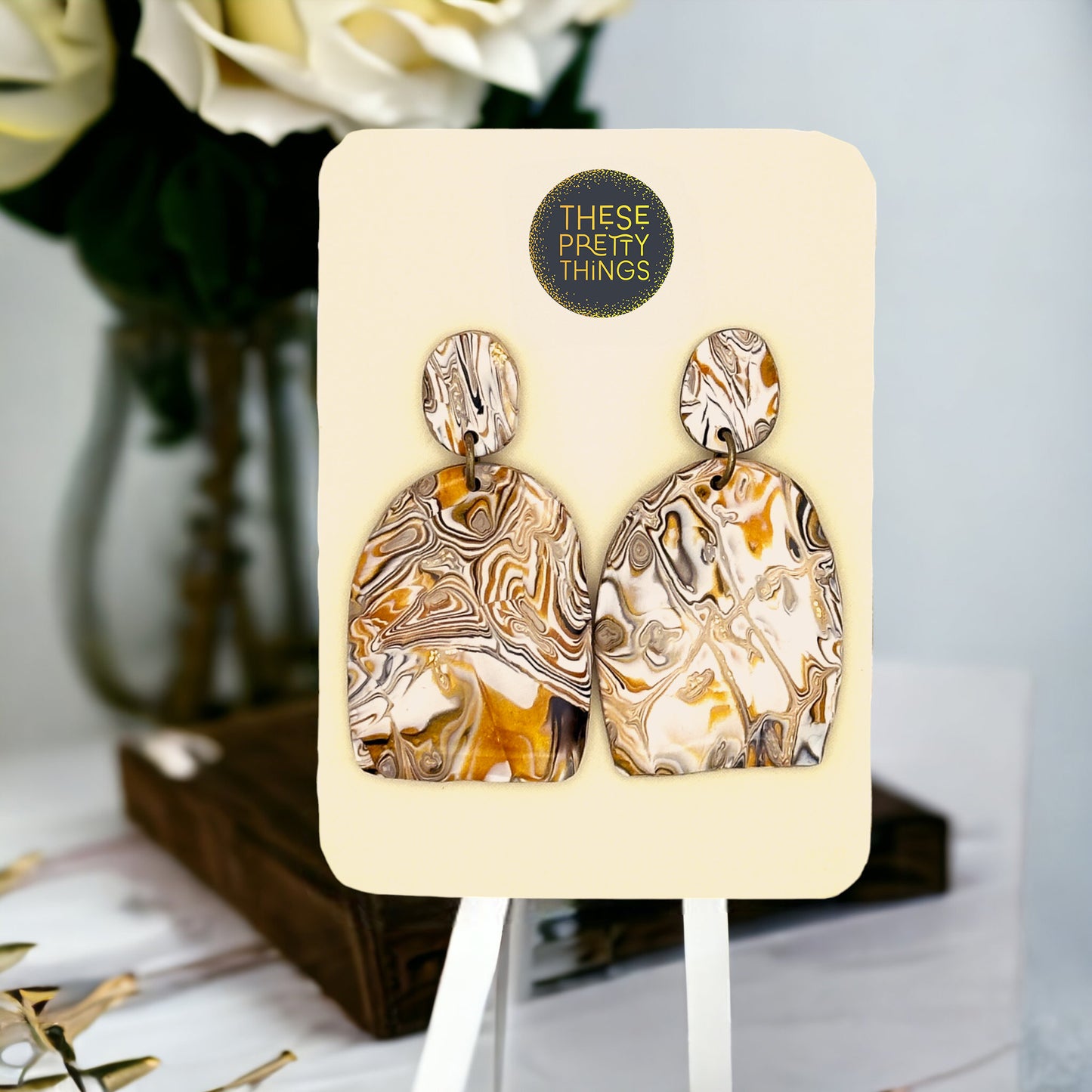 These Pretty Things Azura Collection Solid Arch Post Earrings