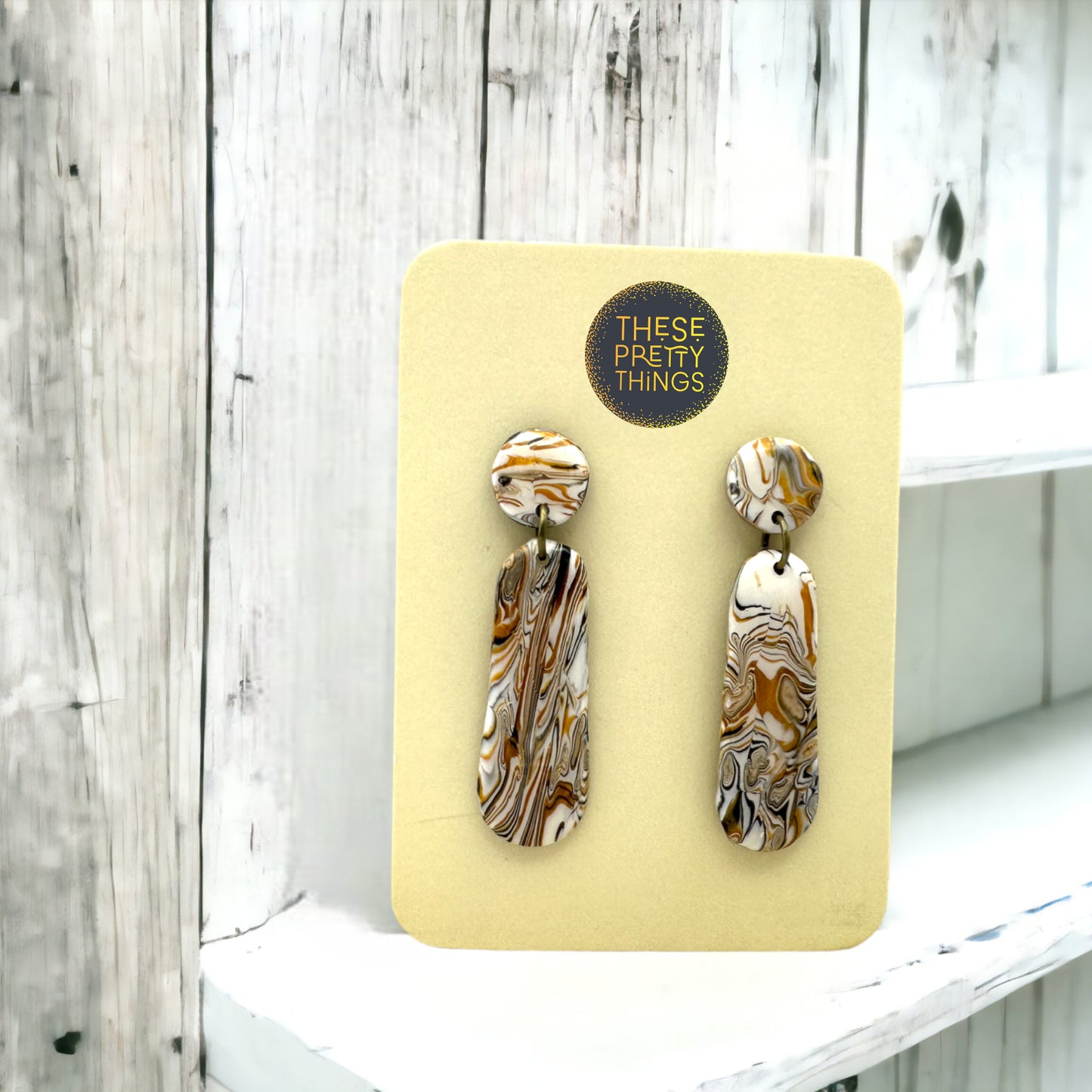 These Pretty Things Azura Collection Exclamation Post Earrings