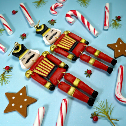 These Pretty Things Christmas Nutcracker Earriings