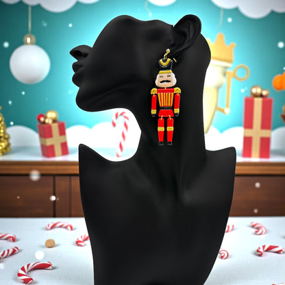 These Pretty Things Christmas Nutcracker Earriings